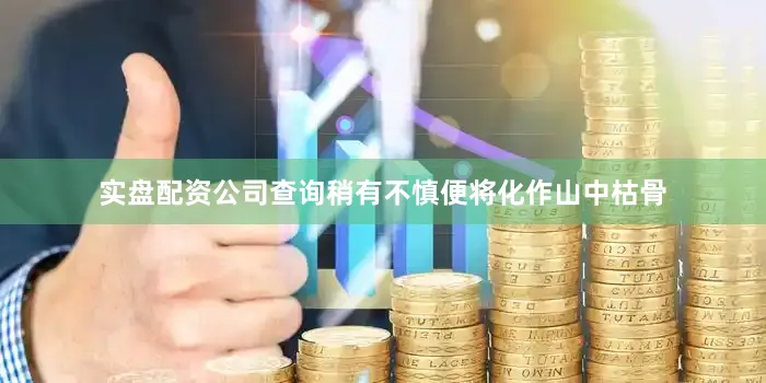 实盘配资公司查询稍有不慎便将化作山中枯骨